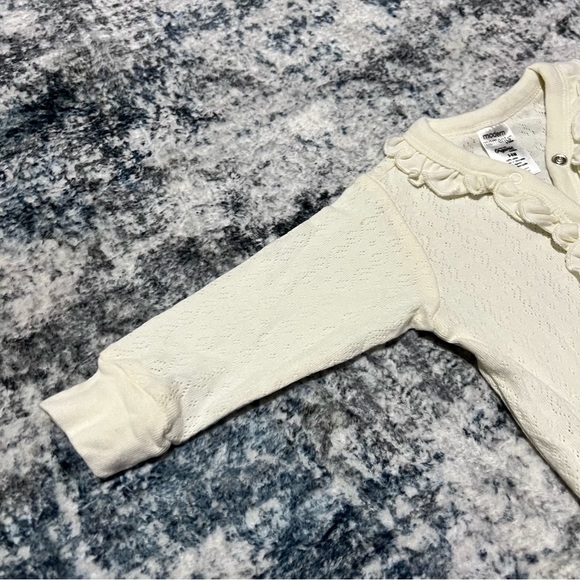 Organic pointelle romper - Picture 4 of 5